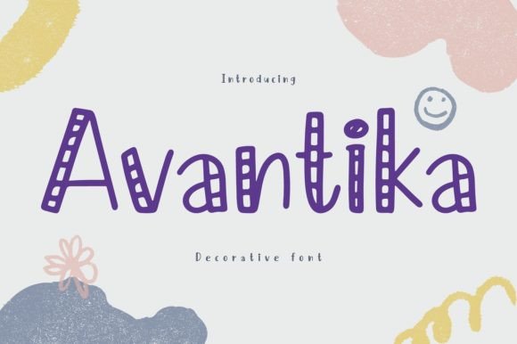 Avantika: A Playful Decorative Font for Creative Projects