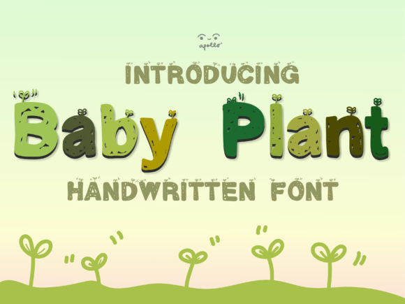 Baby Plant Font for Business Branding