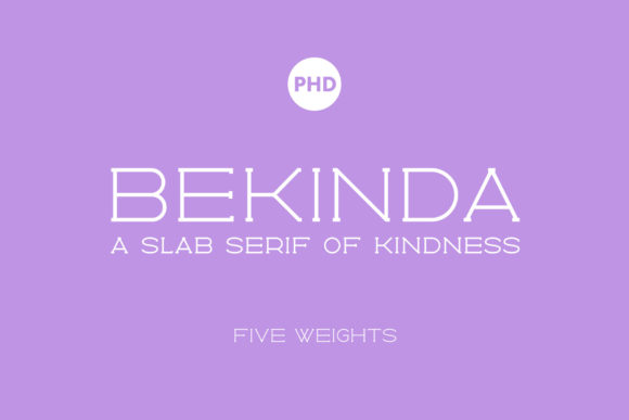 Bekinda Slab Serif Font for Bold Branding