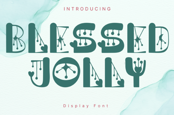 Blessed Jolly Font for Festive Branding
