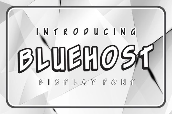 Bluehost Font for Editorial Design and Creative Projects