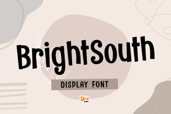 Bright South: A Charming Display Font for Creative Projects