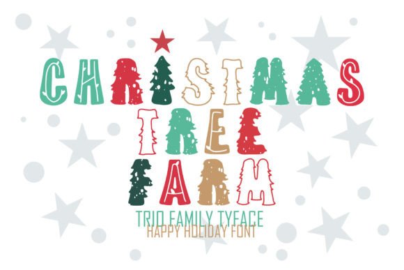 Christmas Tree Farm Trio Font for Brand Identity