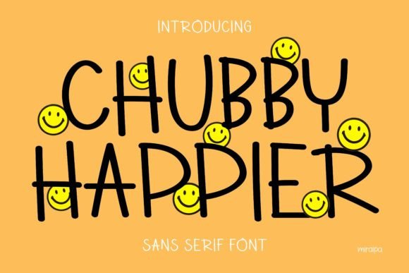 Chubby Happier: A Friendly Sans Serif Font for Modern Web Design