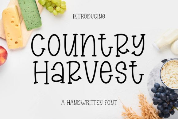 Country Harvest Serif Font for Web Design