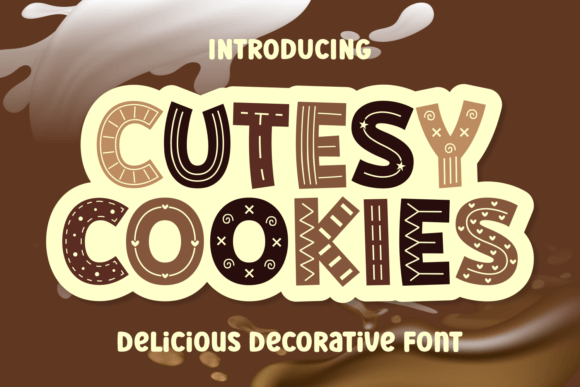 Cutesy Cookies Font for Charming Branding Projects