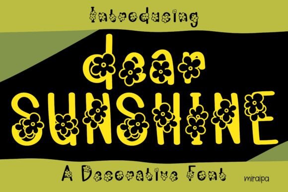 Dear Sunshine Font for Web and Digital Design