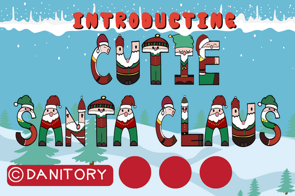 Enhance Your Christmas Campaigns with Cutie Santa Claus Font