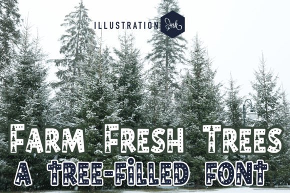 Farm Fresh Trees Font for Web Design Projects