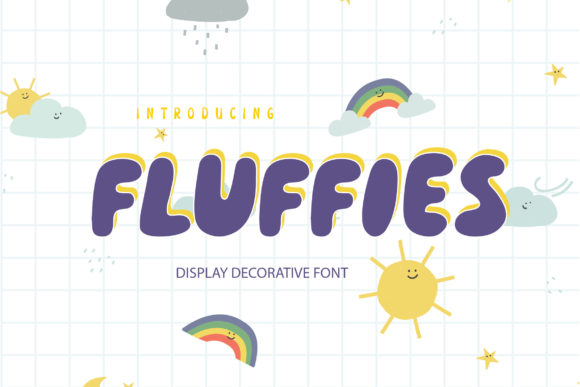 Fluffies Font for Handmade and Commercial Projects