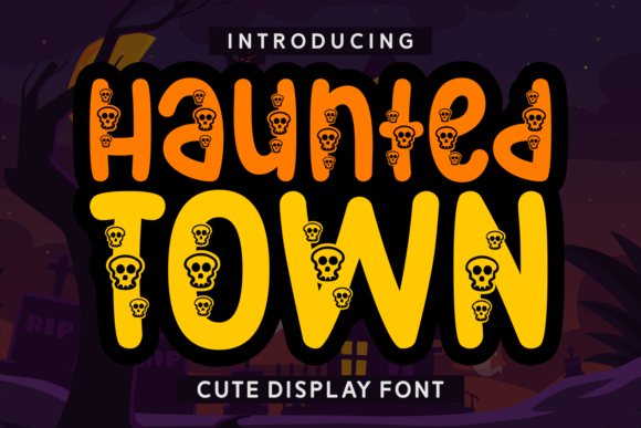 Haunted Town Font for Web Design Projects