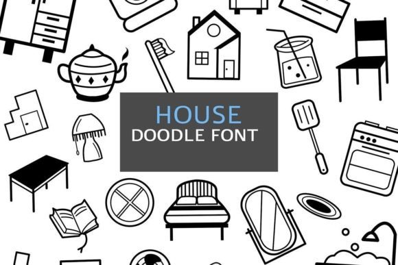 House Doodle: A Playful Font for Creative Makers