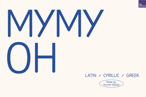 Hu Mymyoh Font for Dynamic Branding and Social Media
