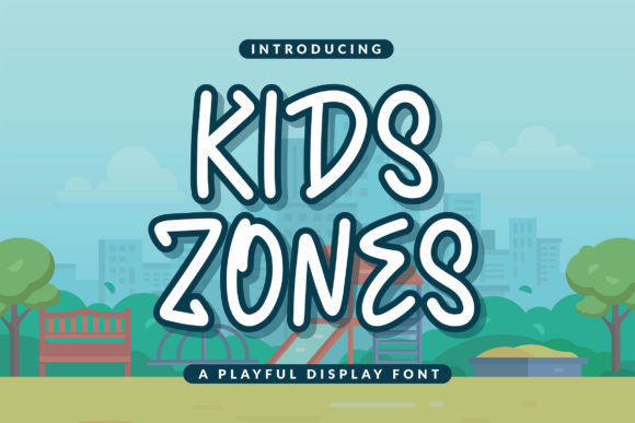 Kidzones Font for Business Branding and Design