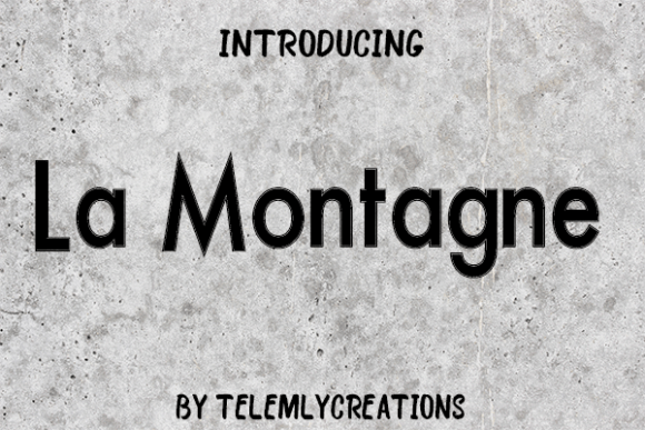 La Montagne: A Cute Sans Serif Font for Modern Branding