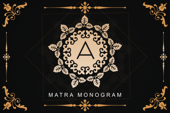 Matra Monogram: A Polished Font for Branding and Design