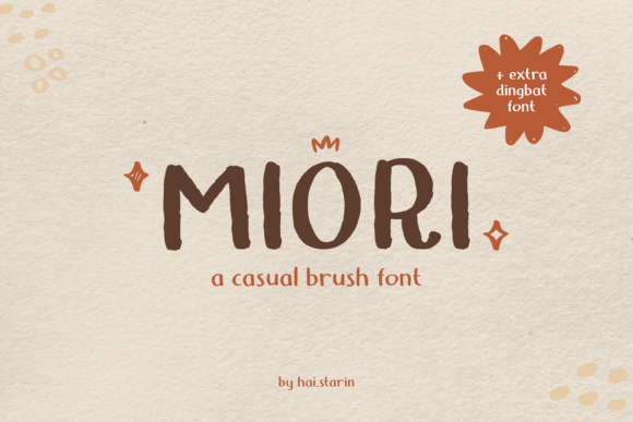 Miori Font for Cute and Casual Campaign Designs