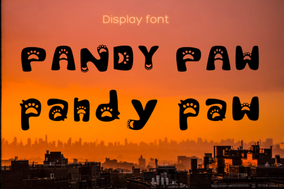 Pandy Paw: A Playful Font for Creative Branding Projects