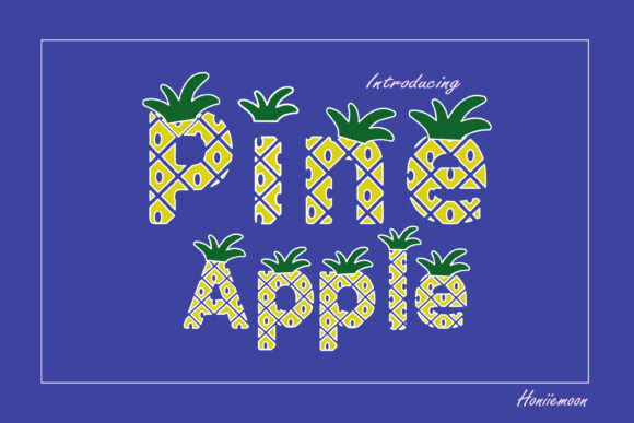 Pine Apple Font for Web Design Projects
