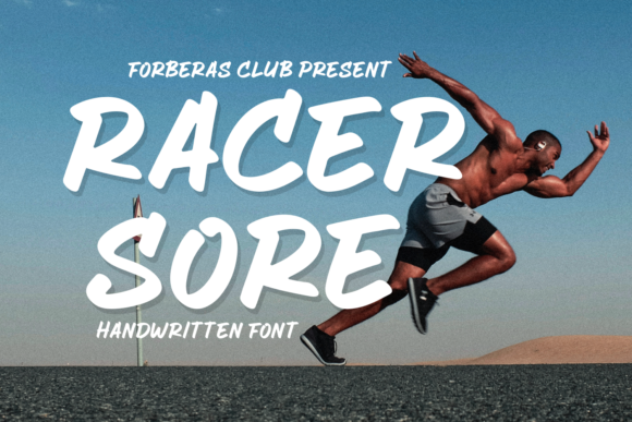 Racer Sore: A Playful Display Font for Modern Editorial Design