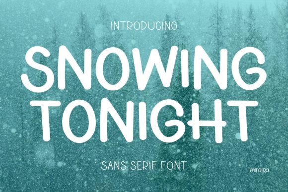 Snowing Tonight Font for Brand Consistency