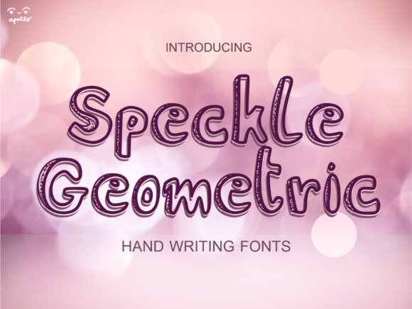 Speckle Geometric: A Modern Typeface for Editorial Design