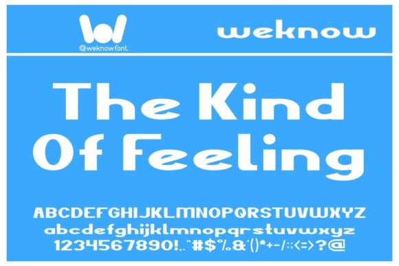 The Kind of Felling: A Playful Display Font for Web Design