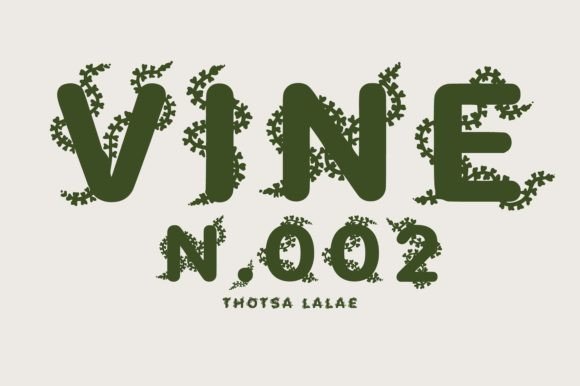 Vine N.002: A Botanical Font for Bold Campaigns