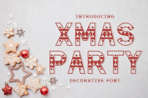 Xmas Party Font for Festive Campaigns