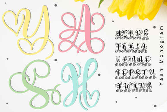 Yash Monogram Font for Eye-Catching Branding